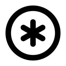 Medical Cross Circle Line Icon