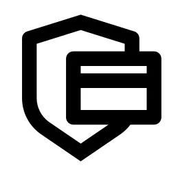 Secure Payment Line Icon