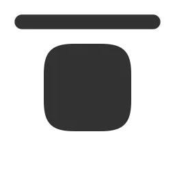 Align Top Fill Icon