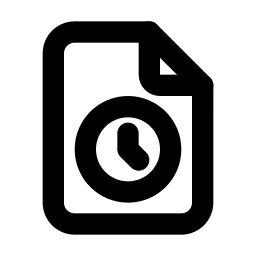 File Time Line Icon