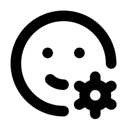 Mood Cog Line Icon