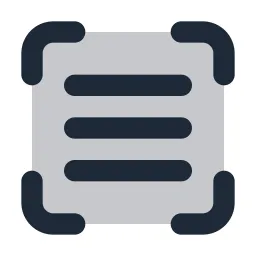 Scan Menu Duotone Icon