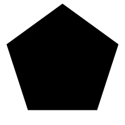 Pentagon Fill Icon