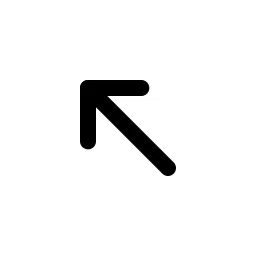 Arrow Left Up Duo Icon