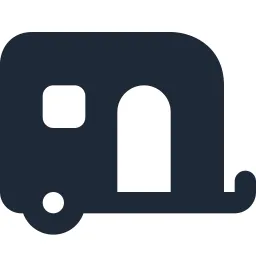 Camper Solid Icon