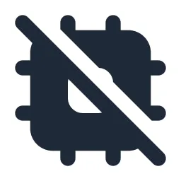 Cpu Off Solid Icon
