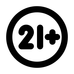 Rating 21 Plus Line Icon