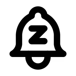 Bell Z Line Icon