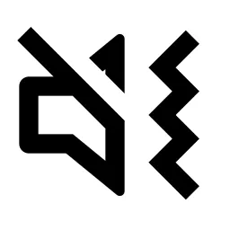 Volume Off Vibrate Line Icon