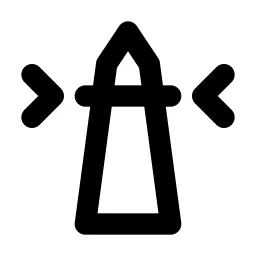Building Lighthouse Line Icon