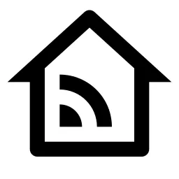Home Wifi Line Icon