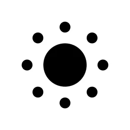 Brightness Down Icon