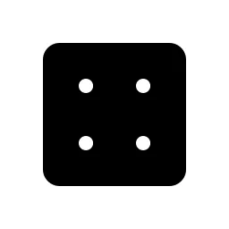 Dice Four Fill Icon
