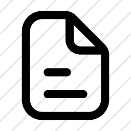 File Text Document Icon