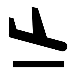 Flight Land Fill Icon