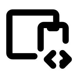 Devices Code Line Icon
