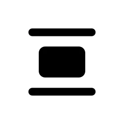 Distribute Spacing Vertical Fill Icon