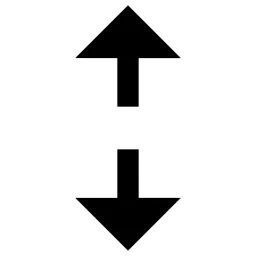 Expand Vertical Fill Icon