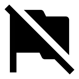 Flag Off Fill Icon