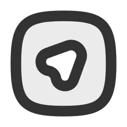 Gps Square Duotone Icon