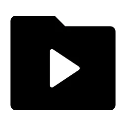 Folder Video Fill Icon