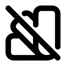 Color Swatch Off Line Icon
