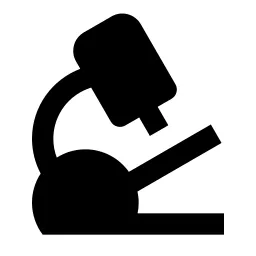 Microscope Fill Icon