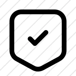 Shield Check 2 Protect Security Check Icon