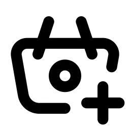 Basket Plus Line Icon
