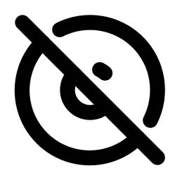 Copyright Off Line Icon