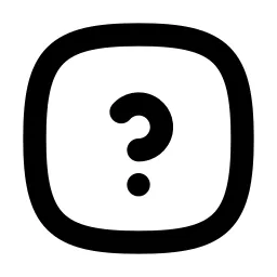 Help Square Rounded Line Icon