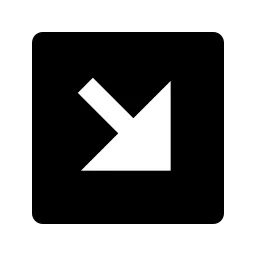 Arrow Right Down Box Fill Icon