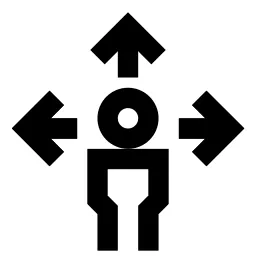 Person Transfer Arrows Icon