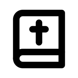Bible Line Icon