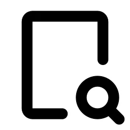 Device Tablet Search Line Icon
