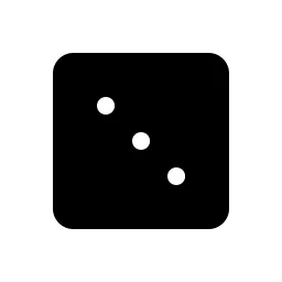 Dice Three Fill Icon