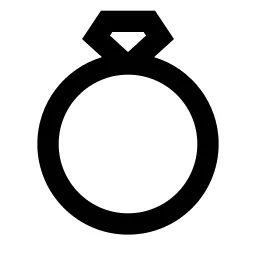 Diamond Ring Line Icon