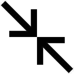 Zoom Out Arrows Icon