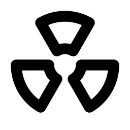 Radioactive Line Icon