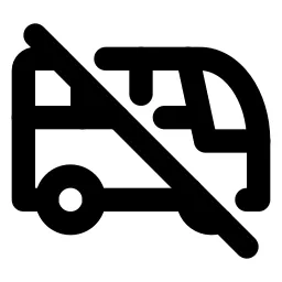Bus Off Line Icon