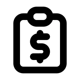 Report Money Line Icon