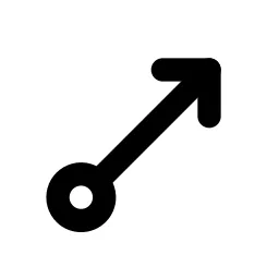 Arrow Up Right Circle Line Icon