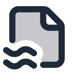 File Air Duotone Icon
