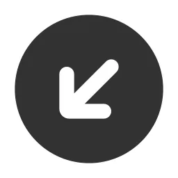 Arrow Down Left Circle Fill Icon