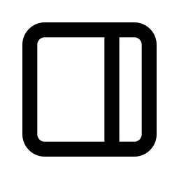 Layout Sidebar Right Line Icon