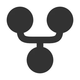 Git Fork Fill Icon