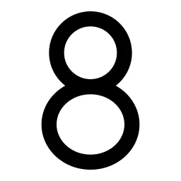 Number 8 Icon