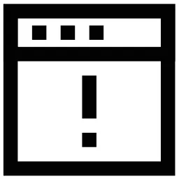 Exclamation Website Icon