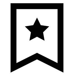 Star Bookmark Icon