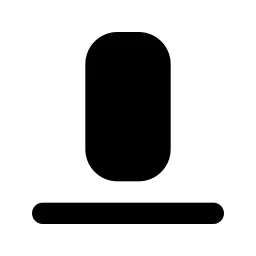 Layout Align Bottom Icon